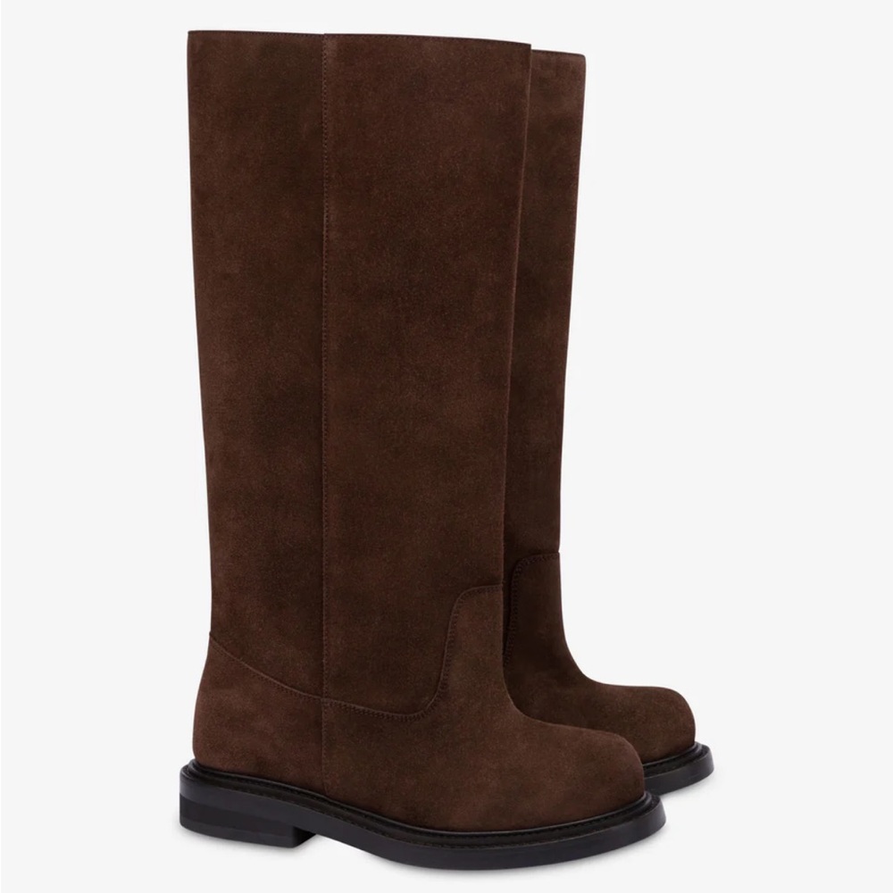 Moschino Tan Boots